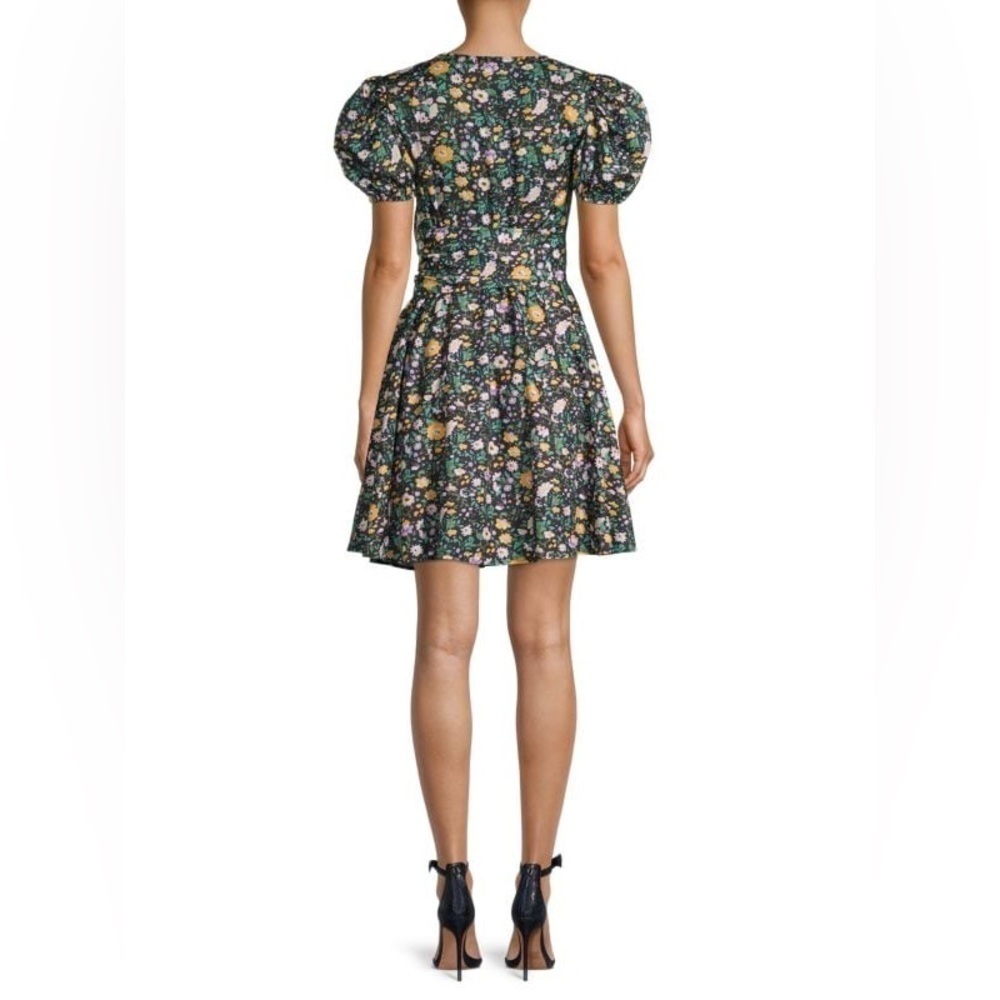 AVANTLOOK Floral Puff-Sleeve Dress - Picture 3 of 10